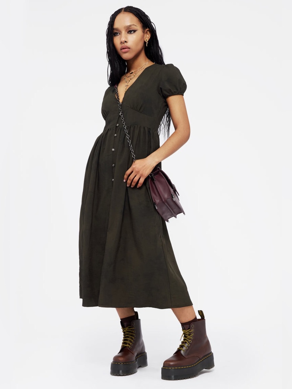 Disturbia Olive Gladys Dress